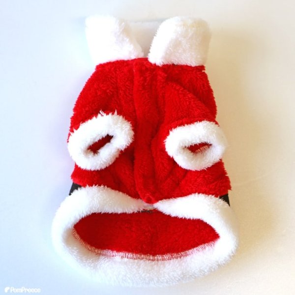 画像12: 【ポイント10倍で会員様はお得】 フレンチサンタコート 犬猫兼用【4・5号】 (12)