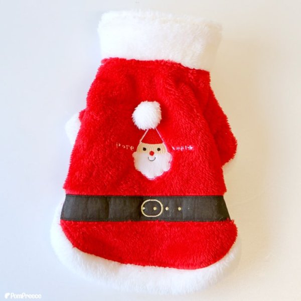 画像13: 【ポイント10倍で会員様はお得】 フレンチサンタコート 犬猫兼用【4・5号】 (13)