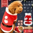 画像1: 【ポイント10倍で会員様はお得】 フレンチサンタコート 犬猫兼用【4・5号】 (1)