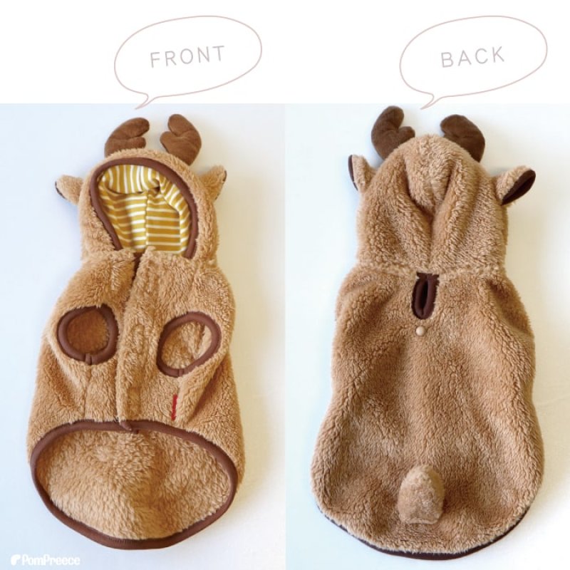 画像14: 【クリアランスセール】 ハッピートナカイコート 犬猫兼用 【4・5号】※返品交換不可 (14)