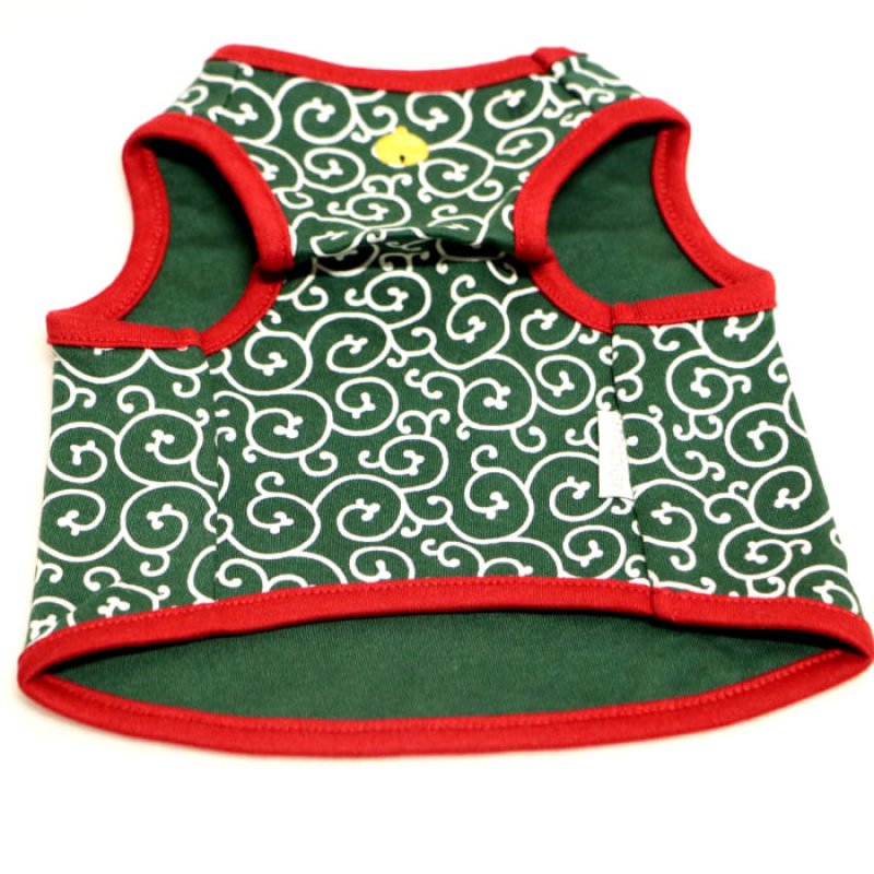 画像3: 【ポイント10倍で会員様はお得】猫用 唐草Tシャツ 【2〜4号】 (3)