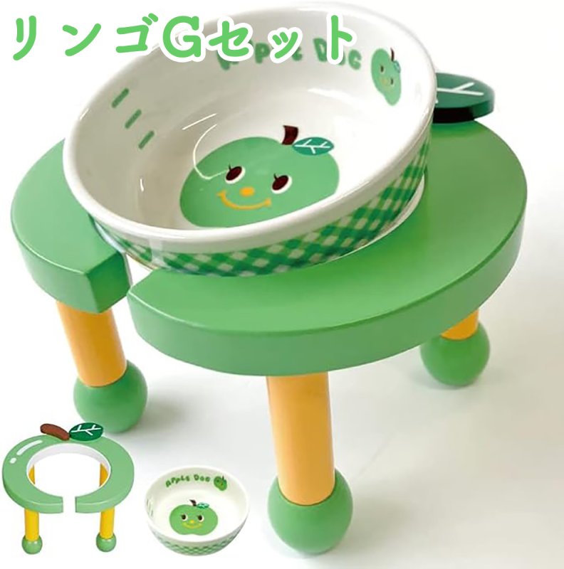 画像11: 犬猫用 木製食器台＋陶器製フードディッシュセット | 吐き戻し防止・首、背中への負担軽減 【セット販売記念SALE10%OFF】 (11)