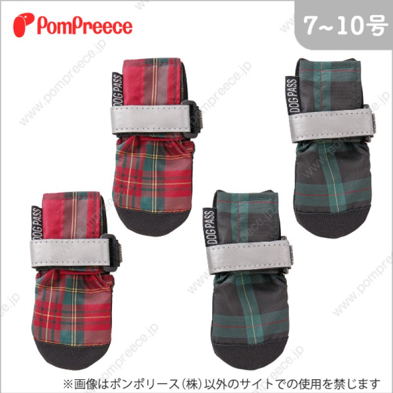 画像1: ワンワンシューズ タータンチェック 【7〜10号】 ※50%OFF [返品交換不可] (1)