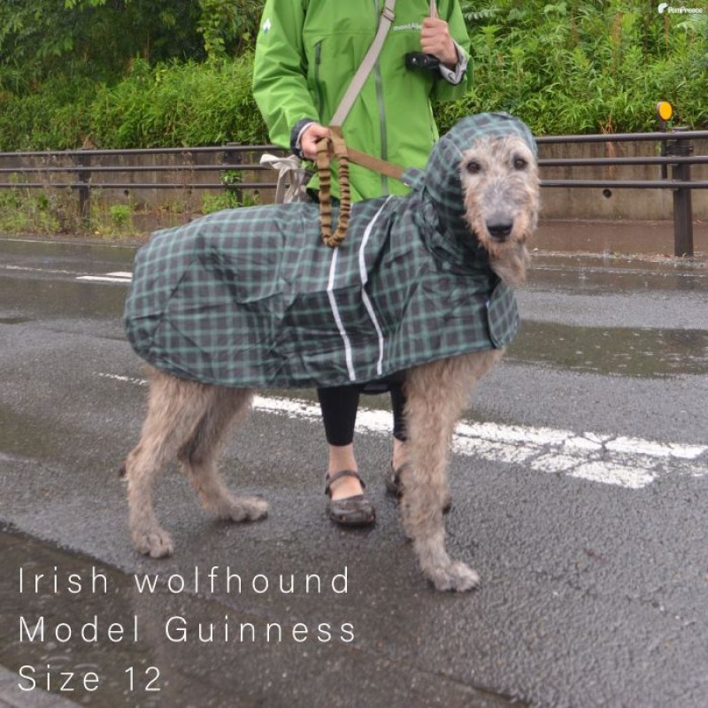 画像12: 犬用 レインコート 雨具 カッパ 全身 撥水 防水 耐水 テフロン加工 2タッチレインコート【2〜12号】 (12)