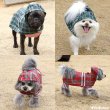 画像3: 【ポイント10倍で会員様はお得】 犬用 レインコート 雨具 カッパ 全身 撥水 防水 耐水 テフロン加工 2タッチレインコート【2〜12号】 (3)