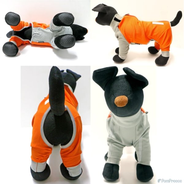 画像14: 【ポイント10倍で会員様はお得】  中・大型犬用アウトドア・レジャーフード付スーパーストレッチコート【6〜10号】※返品交換不可 (14)