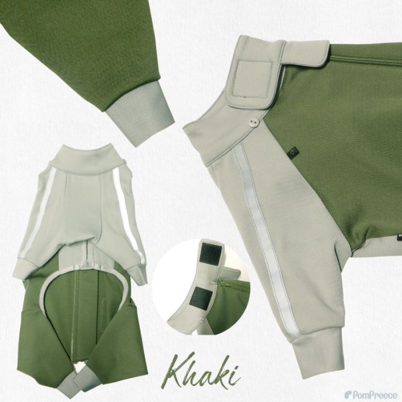 画像16: 【在庫処分セール品】  中型・大型犬用 アウトドア・レジャーフード付 スーパーストレッチコート 【6〜10号】 ※返品交換不可 (16)