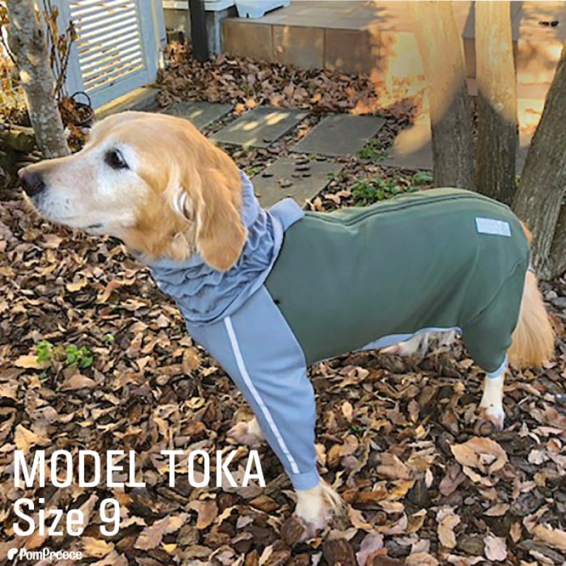 画像19: 【在庫処分セール品】  中型・大型犬用 アウトドア・レジャーフード付 スーパーストレッチコート 【6〜10号】 ※返品交換不可 (19)