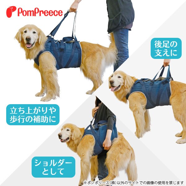 画像3: 【在庫処分セール品】中・大型犬用　オールケアハーネス 【6号】ピンクのみ※返品交換不可 (3)