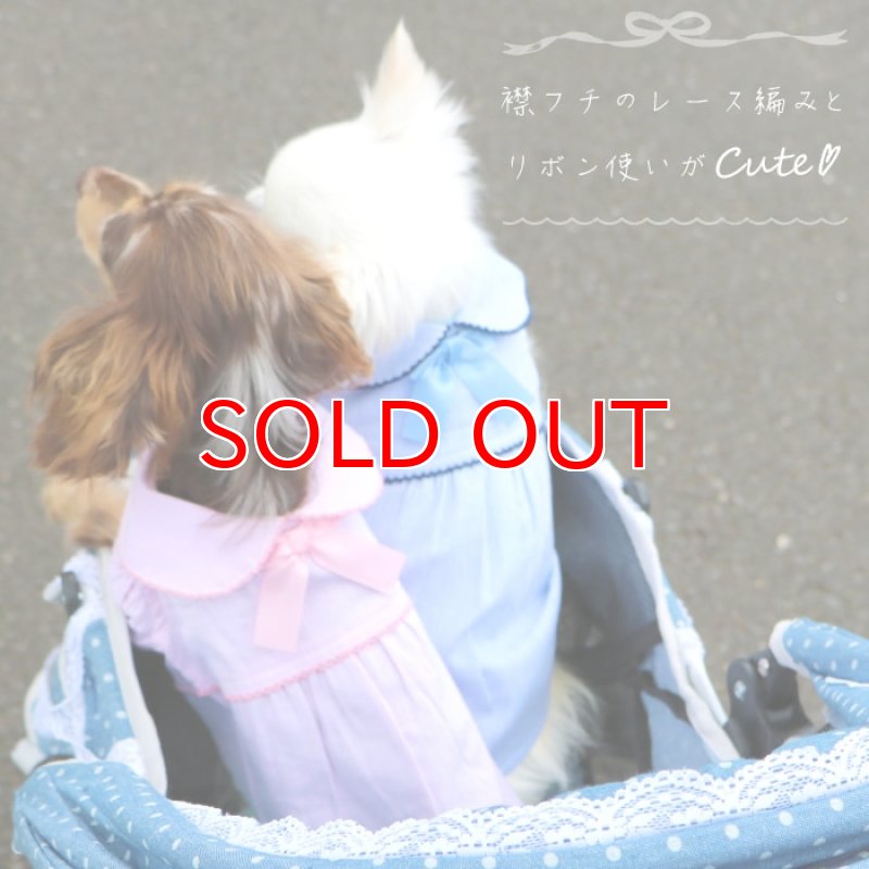 画像8: 【SALEでお得※在庫限りお早めに】レーストリミング 襟付き サマーワンピ 【1〜4号】 (8)