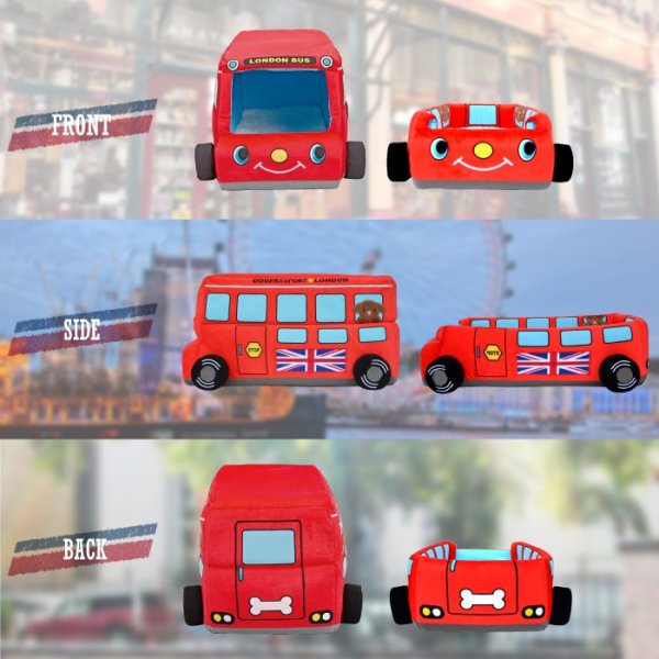 画像10: 【ポイント10倍で会員様はお得】犬猫用ベッド クッション 2WAYカドラー イングランドバス (10)