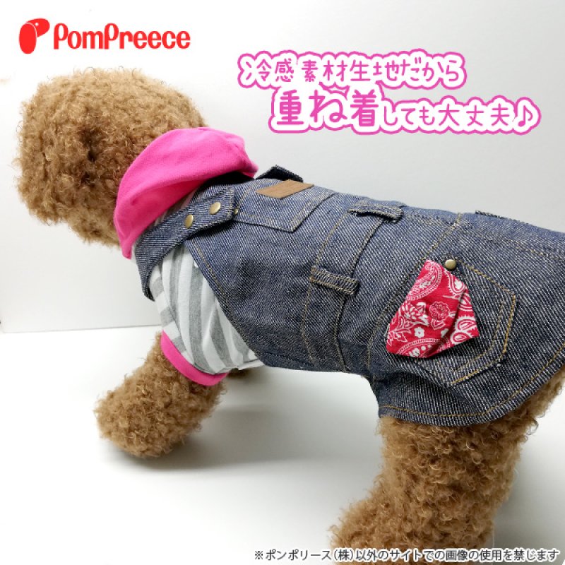 画像6: 【SALEでお得※在庫限りお早めに】   クール加工付ボーダーパーカー【2〜5号】 ※返品交換不可 (6)