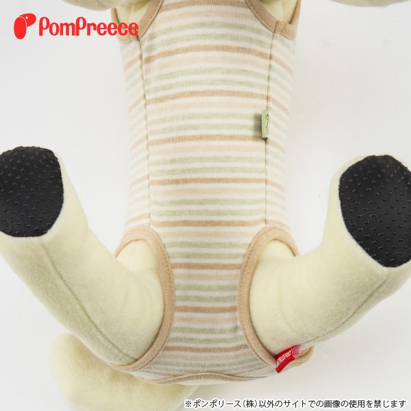 画像5: 【ポイント10倍で会員様はお得】 小型犬用 術後カバーオー オーガニックボーダー【2号・3号・4号・5号】 (5)