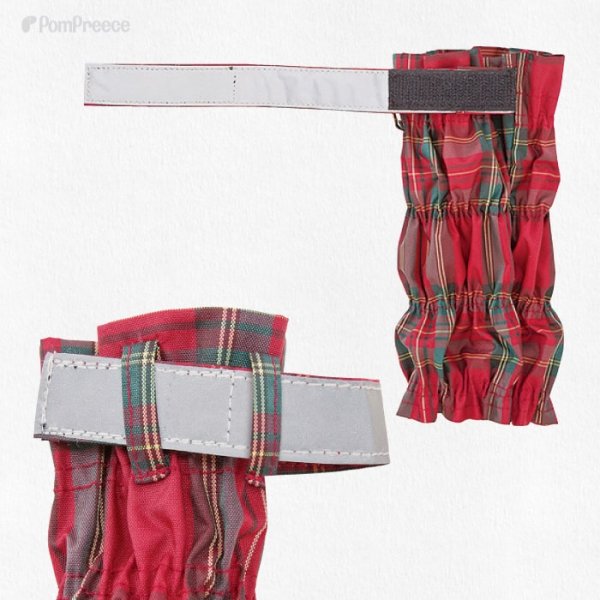 画像8: 【ポイント10倍で会員様はお得】 裏付きレインレッグガード タータンチェック 【2〜12号】 (8)