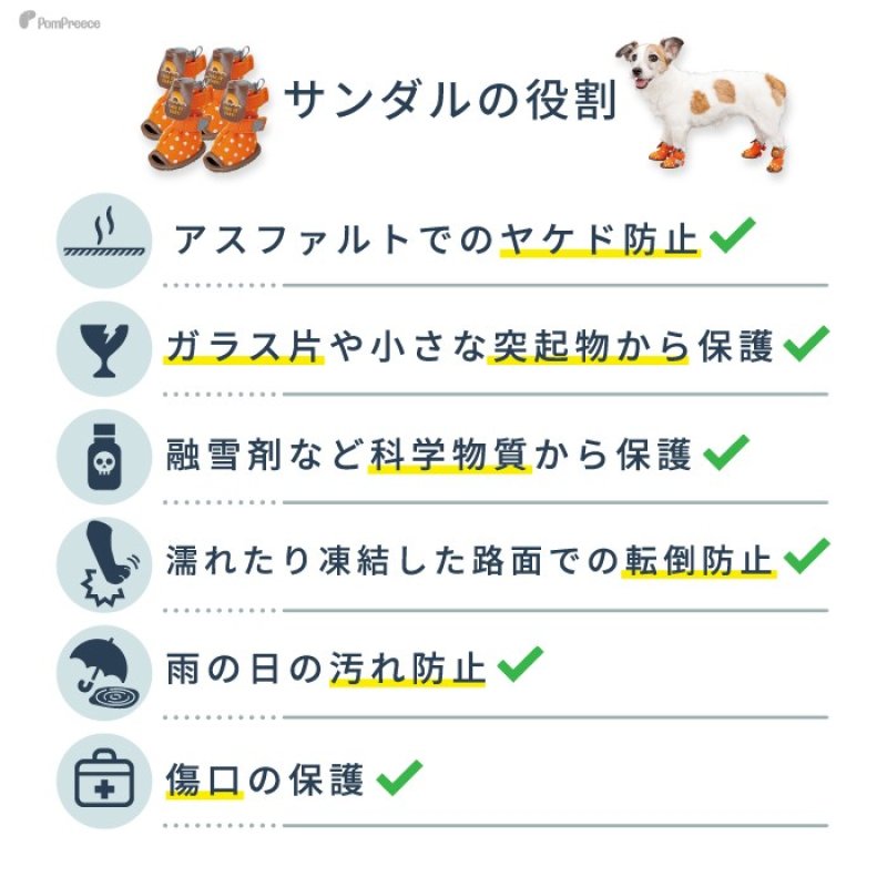 画像2: 【在庫処分セール品】 犬用 サンダル シューズソフトドット 【5号のみ】※返品交換不可 (2)