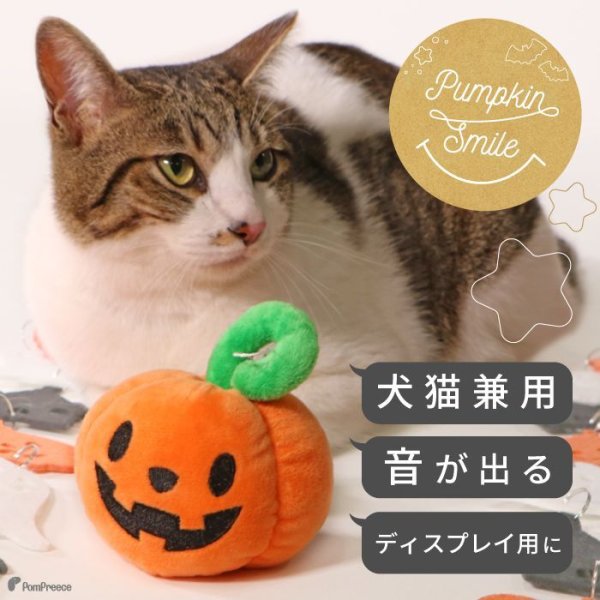 画像1: 【ポイント10倍で会員様はお得】犬 猫 ペット用おもちゃ PeePeeTOY パンプキンスマイル (1)