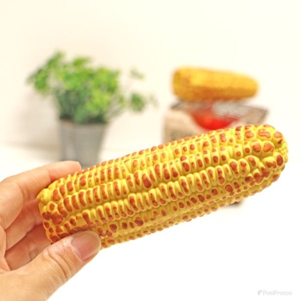 画像3: 【ポイント10倍で会員様はお得】 ラテックスTOY  焼きとうもろこし（鈴入り） (3)