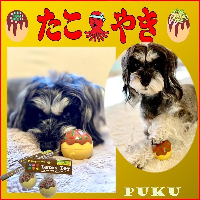 画像10: ラテックスTOY PeePee 鈴入り たこ焼き (10)