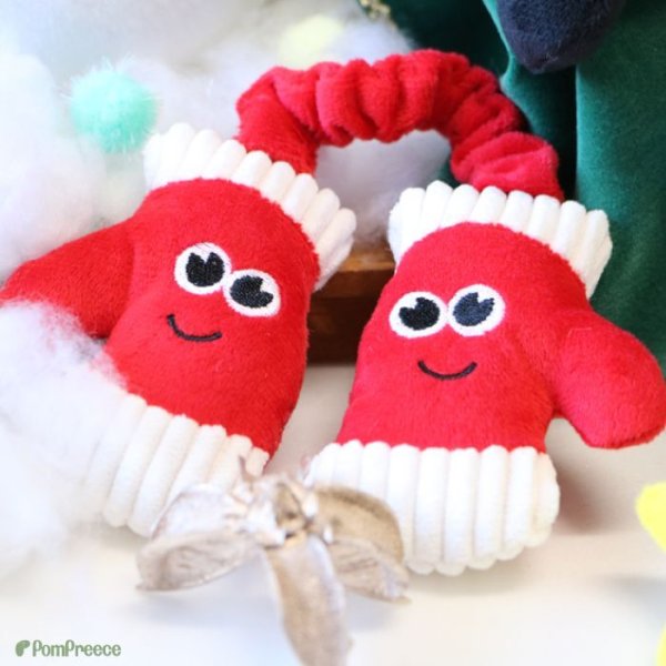 画像7: 【ポイント10倍で会員様はお得】NEW 犬 猫用 おもちゃ PeePeeTOY Xmasハッピー手袋 (7)