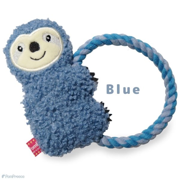 画像3: 【ポイント10倍で会員様はお得] デンタルロープTOY ナマケモノ ピンク1個とブルー1個ずつ　計2個のセット (3)