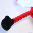 画像15: 【ポイント10倍で会員様はお得】NEW 犬 猫用 おもちゃ ロープTOY のびのびサンタさん (15)