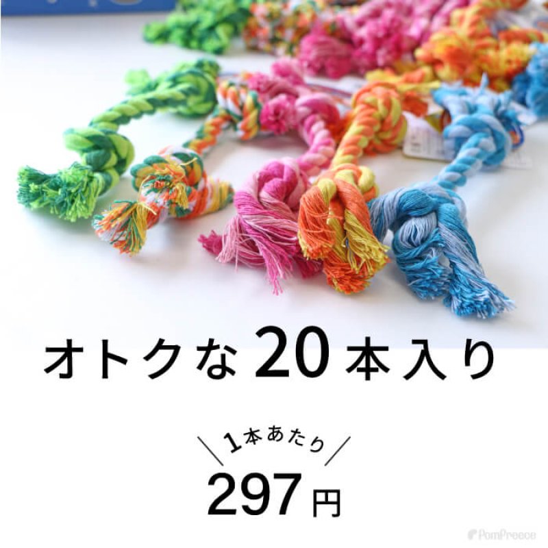 画像2: 小型犬用 デンタルロープBOX（20本セット） (2)