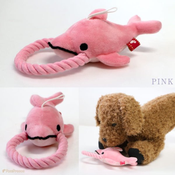 画像7: 【ポイント10倍で会員様はお得】犬猫用おもちゃ デンタルロープTOY イルカショー ［4747］ポンポリース (7)