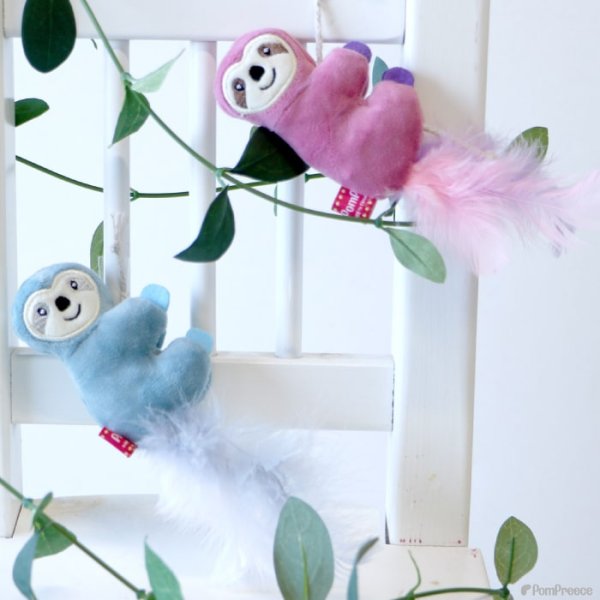 画像8: 【ポイント10倍で会員様はお得】カサカサTOY ナマケモノミニ ピンク1個とブルー1個ずつ　計2個のセット (8)