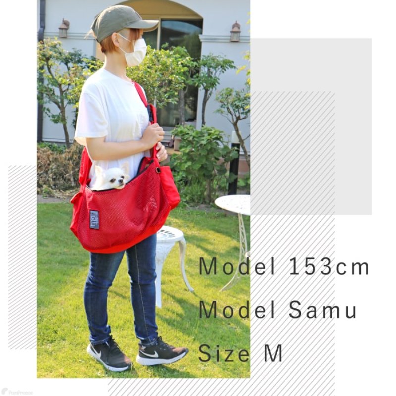 画像14: 【ポイント10倍で会員様はお得】 犬猫キャリーバッグ 全面メッシュ通気性抜群！ラウンドバッグ エアーメッシュ  ペット用品 犬 猫 バッグ メッシュ 通気性抜群 キャリーバッグ リング 飛び出し防止【S〜L】 (14)