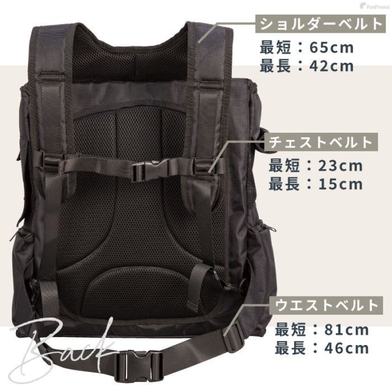 画像8: 耐荷重12kg 犬猫用ランドリュック ビッグフィットキャリー※ブラックのみ在庫限り (8)