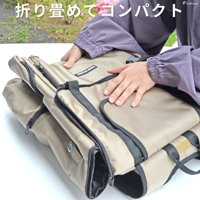 画像16: 耐荷重12kg 犬猫用ランドリュック ビッグフィットキャリー※ブラックのみ在庫限り (16)