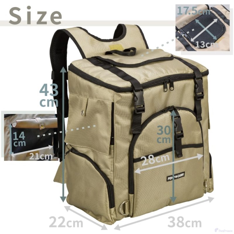 画像17: 耐荷重12kg 犬猫用ランドリュック ビッグフィットキャリー※ブラックのみ在庫限り (17)