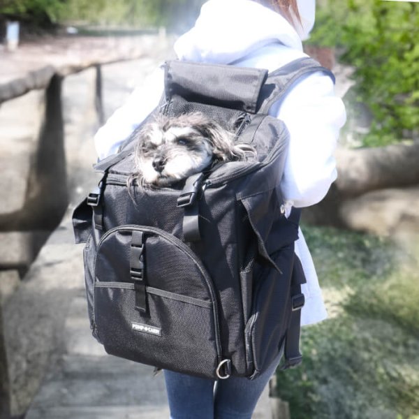 画像3: 耐荷重12kg 犬猫用ランドリュック ビッグフィットキャリー※ブラックのみ在庫限り (3)