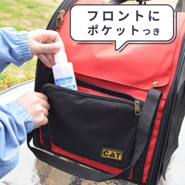 画像5: 【セール品15％OFF】 猫用ペットキャリー3WAYタッチインリュック スカイキャリ― 旅行 通院 散歩 折り畳み収納可能 (5)