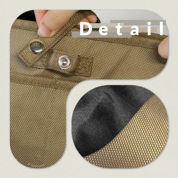 画像17: 【ポイント10倍で会員様はお得】 犬 猫 小動物用 カンガルーバッグ シンプルフリー（カラー：ベージュ） (17)