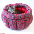 画像3: 【ポイント10倍で会員様はお得】  ALL SEASON 猫カドラーパンプキン マット付き (3)