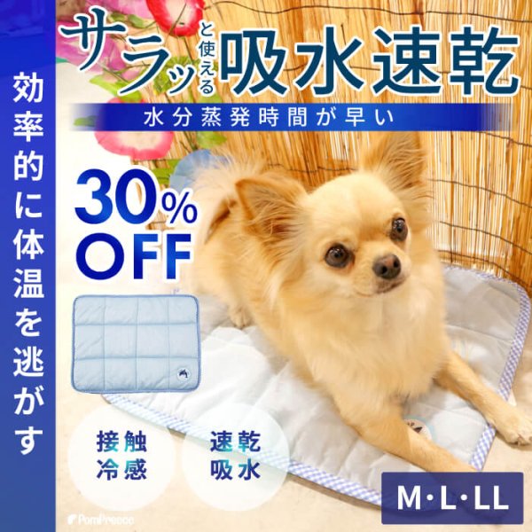 画像1: 【SALEでお得※在庫限りお早めに】30％OFF  冷えひえクールマット 【M/L/LL】 (1)