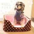 画像2: 【セール価格30％OFF】ワンちゃんネコちゃん対応 チェアーズカドラー メルヘンドット 【M】※返品交換不可 (2)