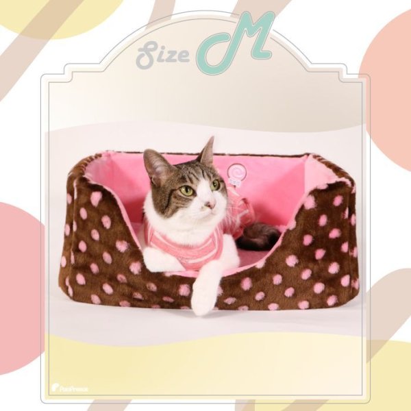 画像11: 【特別セール価格40%OFF】 ワンちゃんネコちゃん対応 チェアーズカドラー メルヘンドット 【L】※返品交換不可 (11)