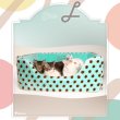 画像14: 【セール価格30％OFF】ワンちゃんネコちゃん対応 チェアーズカドラー メルヘンドット 【M】※返品交換不可 (14)