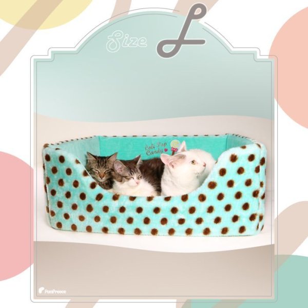 画像12: 【特別セール価格40%OFF】 ワンちゃんネコちゃん対応 チェアーズカドラー メルヘンドット 【L】※返品交換不可 (12)
