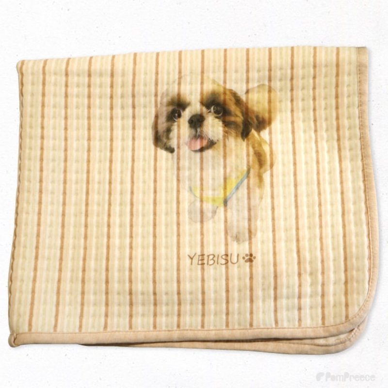 画像15: 【オーダーメイド受注生産】うちの子画像入り ブランケット フェアオーガニック (15)