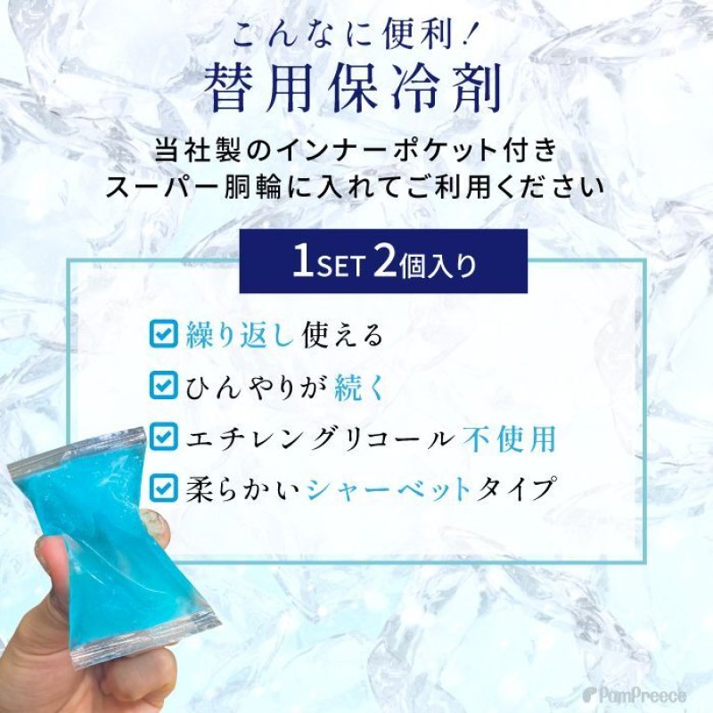 画像2: スーパーハーネス用 ミニ保冷剤 【LL】 (2)