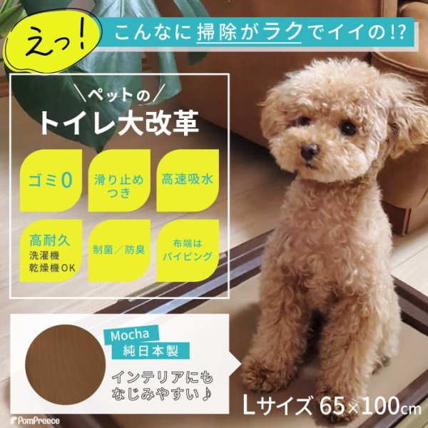 画像2: 【ポイント10倍で会員様はお得】   裏面滑り止め加工付き 制菌ペットシーツ プレミアII【L】洗えるペットシーツ 吸収力抜群 強力滑り止め加工付き (2)
