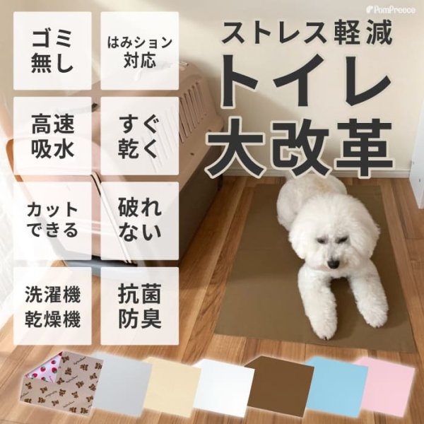 画像3: 【「50名様限定」クーポン付き秋冬カタログ配布対象商品】7カラーから選べる3枚Mサイズセット  洗って使えるペットシーツ【500円OFFクーポンあり】【クーポンコード:3m500】 (3)