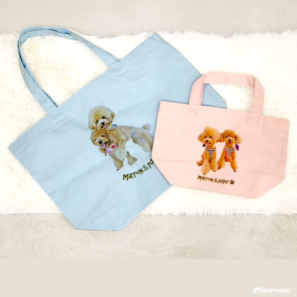 画像9: 【オーダーメイド受注生産】  うちの子画像入り トートバッグ  オーダーメイド ポンポリース【12月1日〜12月25日まで迷子札プレゼント中！】 (9)
