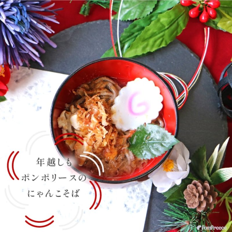 画像13: 【国産】 おみくじ付き 選べる ペットの年越し ワンコそば＆お雑煮セット・ニャンコそば＆お雑煮セット 常温保管 | 来年の運勢を占おう！ (13)