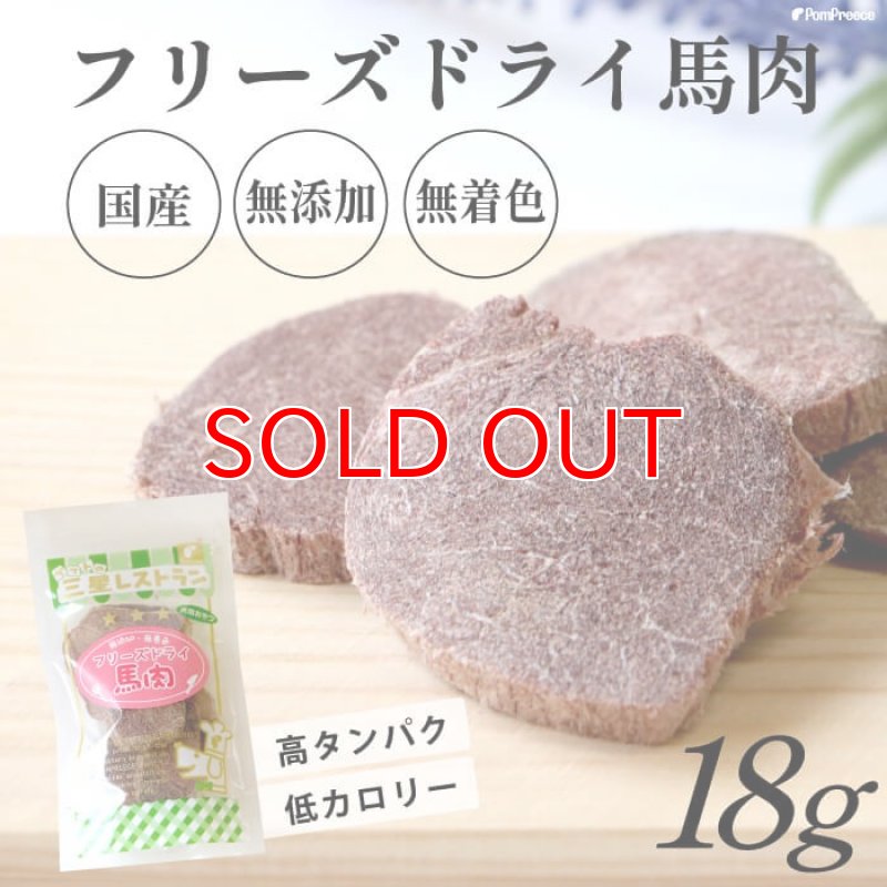 画像1: [国産] 犬猫用 高タンパク 低カロリー フリーズドライ 馬肉 (1)