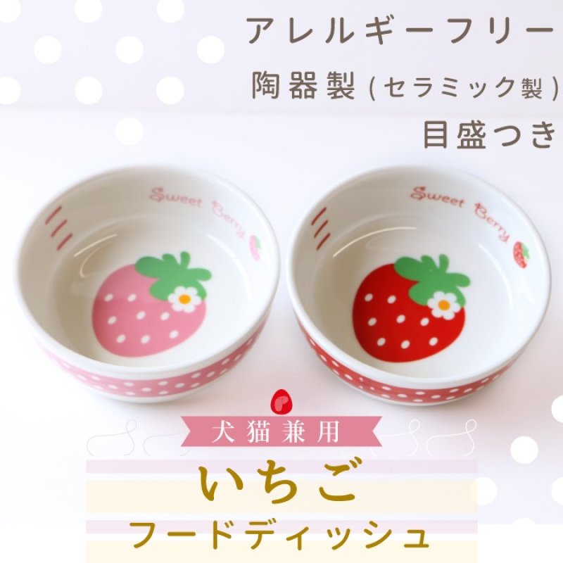 画像1: 【ポイント10倍で会員様はお得】 フードディッシュ イチゴ【小型】 (1)