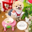 画像9: 【ポイント10倍で会員様はお得】  犬 猫 可愛い 食器台 木製 フードボウル  木製 食器台トロピカルフルーツ ※お皿は別売り【小型】 (9)